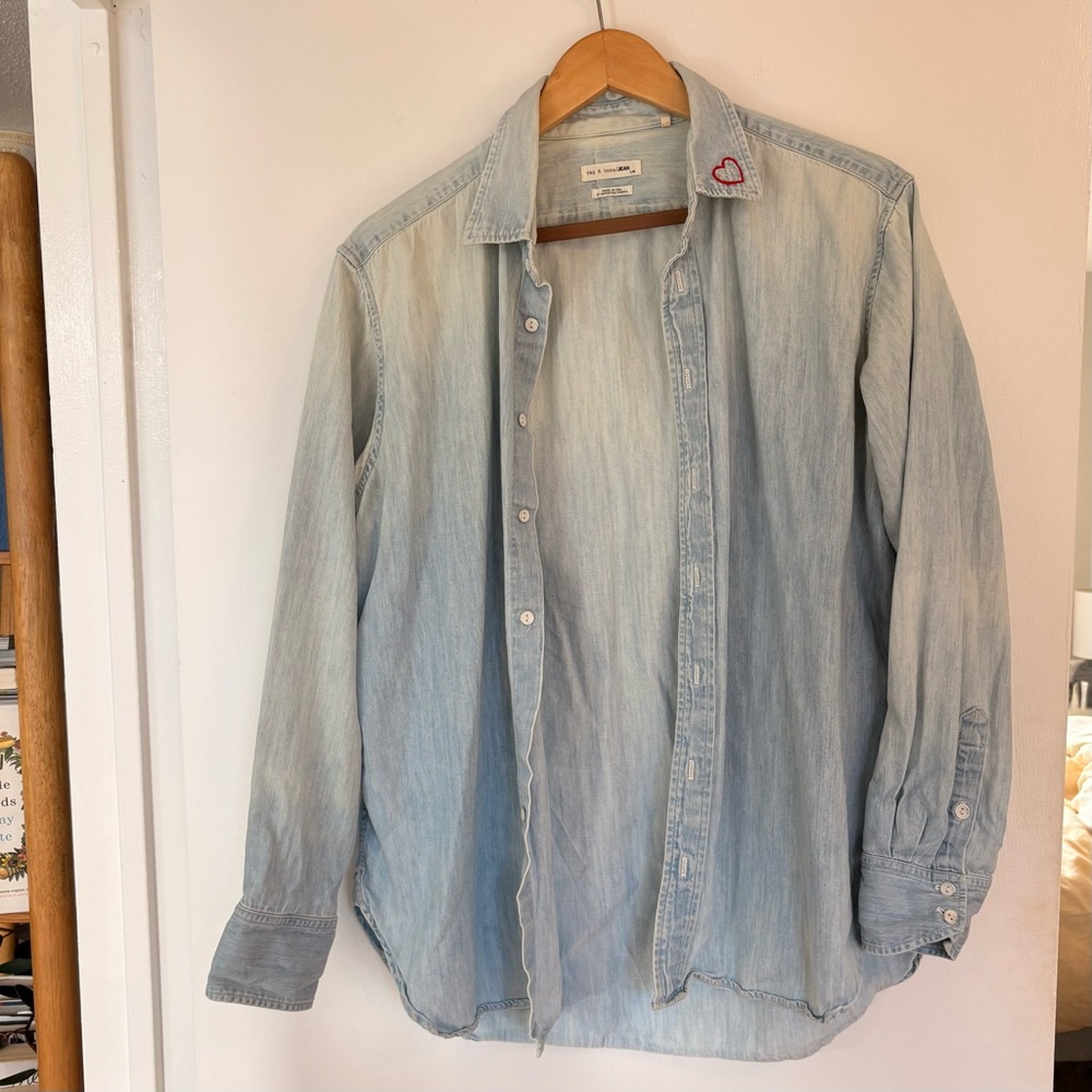 RAG & BONE JEAN | Light denim shirt | Sz L